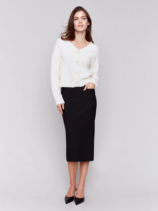 Charlie B Crepe Skirt