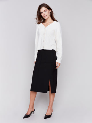 Charlie B Crepe Skirt