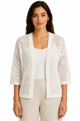 Eternelle Open Front Cardigan