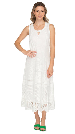 Nikky Chic White Sleeveless Dress  DM2011001