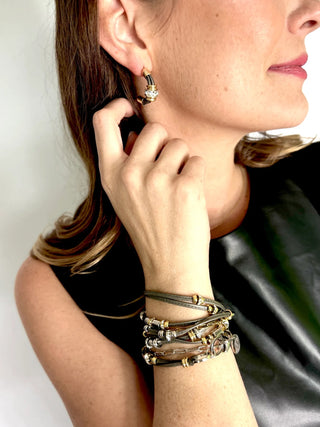 Design Fixation 2” Glam Gold Hoop Earrings 