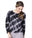 Diagonal Tie dye Black