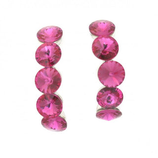 Crystal Waters Half Hoop Earring