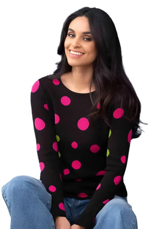 Elena Wang Polka dot  Sweater