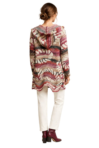 Fashion Concepts Hooded Knit Cardigan