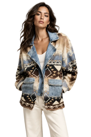 Fashion Concepts Aztec Knit Jacket