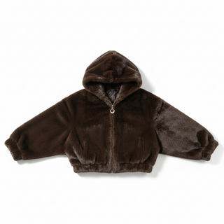Eternelle Hooded Faux Fur Jacket
