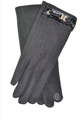Venera Faux Suede Belted Glove