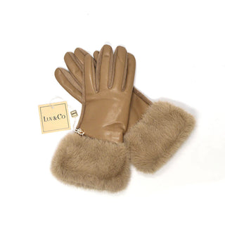 Luv & Co. Faux Leather Glove