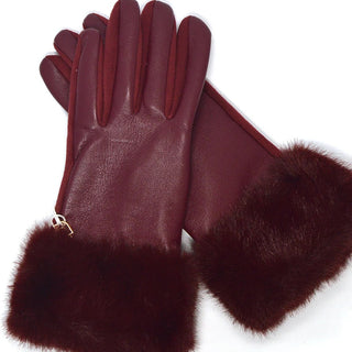 Luv & Co. Faux Leather Glove