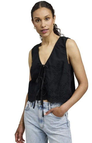 Gentle Fawn Embroidered Eyelet Top