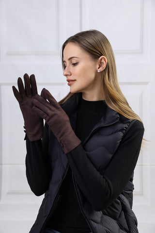 AOTA Faux Suede Gloves