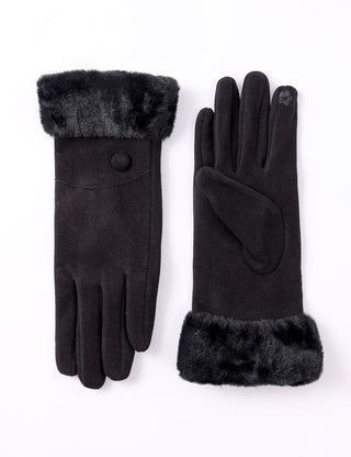 AOTA Faux Suede/Fur Gloves