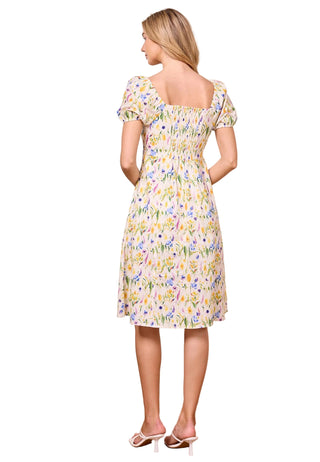 Angel Eye Floral Midi Summer Dress