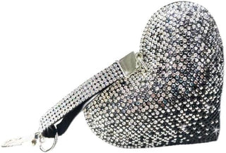 Jacqueline Kent Heart Purse Charm -Black Ombre