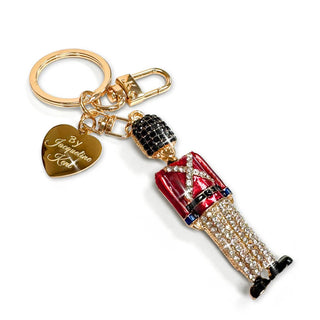 J. Kent Purse Charm Rhinestone Soldier