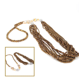 J. Kent Cinderella Necklace Brown