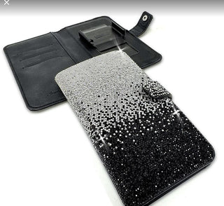 J. Kent Flower Power Cellphone Wallet Black Ombre