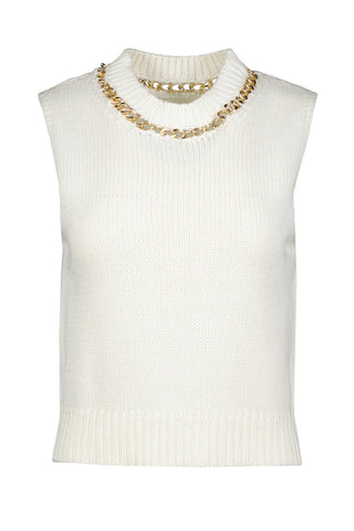 Bishop & Young Chain Detail Sweater Tank