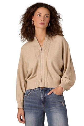 Wit & Wisdom Zip Front Sweater Jacket
