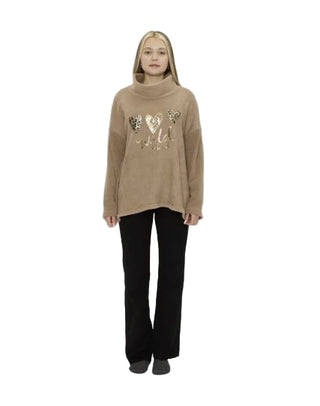 Le Chou Chou Hi Lo Ribbed Sweater