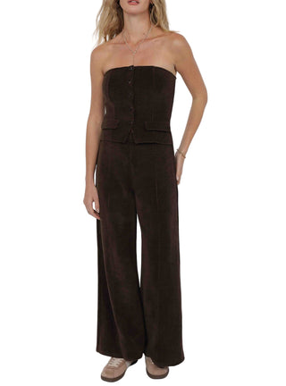 Sage The Label Tube Vest Jumpsuit