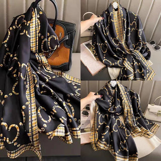 Luv & Co. Plaid Detail Scarf