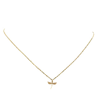 AquaLuxe Dainty Dragonfly Necklace