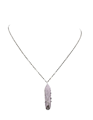 AquaLuxe Tree Wire Pendulum Necklace