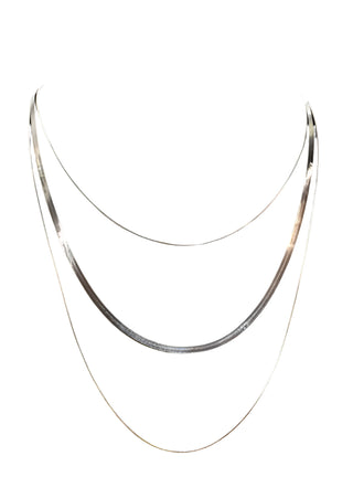 AquaLuxe Triple Chain Necklace
