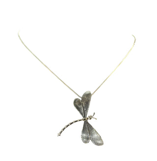 AquaLuxe Dragonfly Pendant Necklace