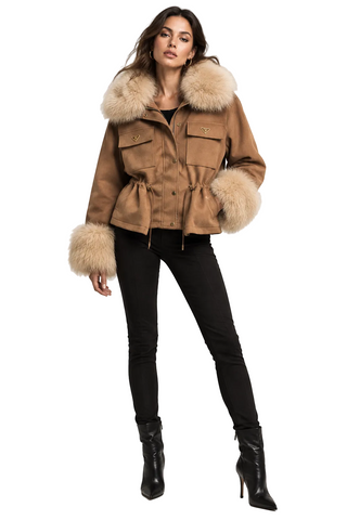 Ness Faux Suede Jacket