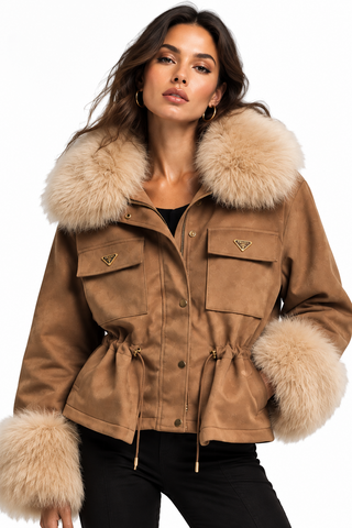 Ness Faux Suede Jacket