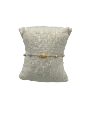 Crystal Waters Pastel Colour chain Bracelet