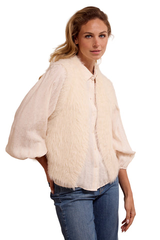 Tramontana Hairy Yarn Vest