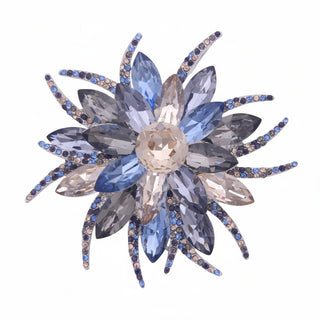 Crystal Waters Topaz Floral Pin