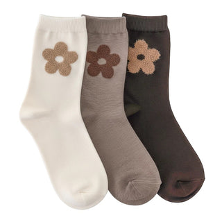 LimLim Fluff Flower Crew Sock