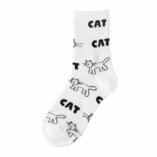 LimLim Cat Love Crew Sock