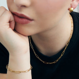 AquaLuxe Paperclip necklace