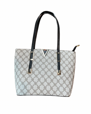 Crystale Triangle Print Handbag