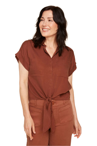 Renaur Tie Front Shirt