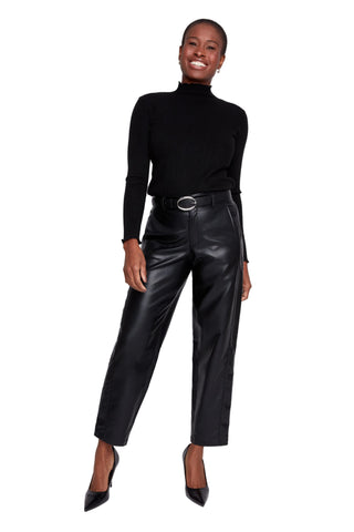 Renuar Ruffled Mock neck Sweater