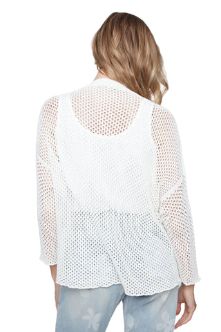 Renuar Crochet Knit Cardigan