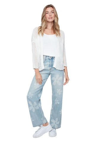 Renuar Crochet Knit Cardigan