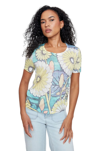 Renuar Floral Knit T-shirt