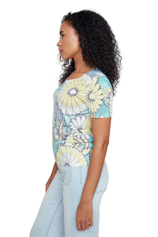 Renuar Floral Knit T-shirt