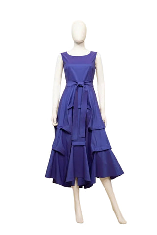 Samuel Dong Asymmetrical Ruffle Dress