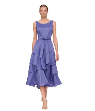 Samuel Dong Asymmetrical Ruffle Dress