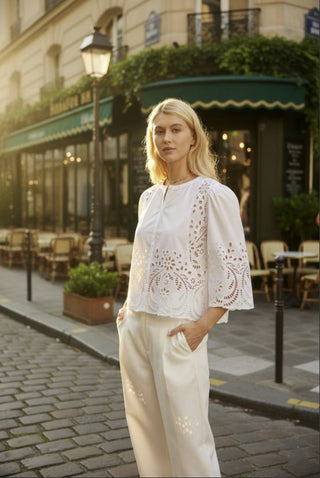 See U Soon English Embroidery Top