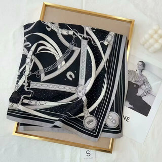 Luv & Co. Equestrian Inspired Square Scarf